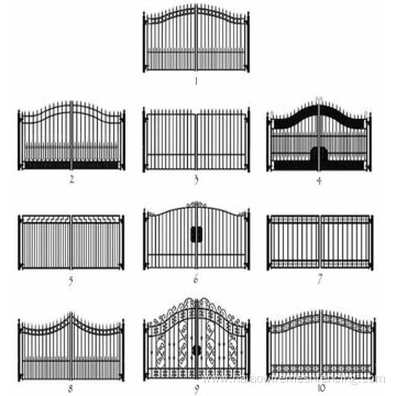 Decorative Spearhead Top Steel Fence